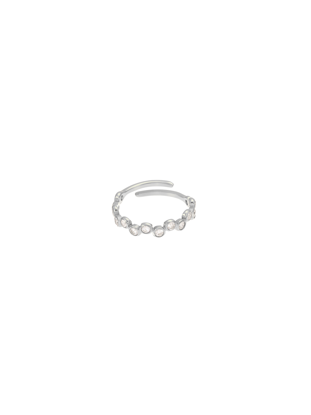 Anillo Zig Zag Zirconias