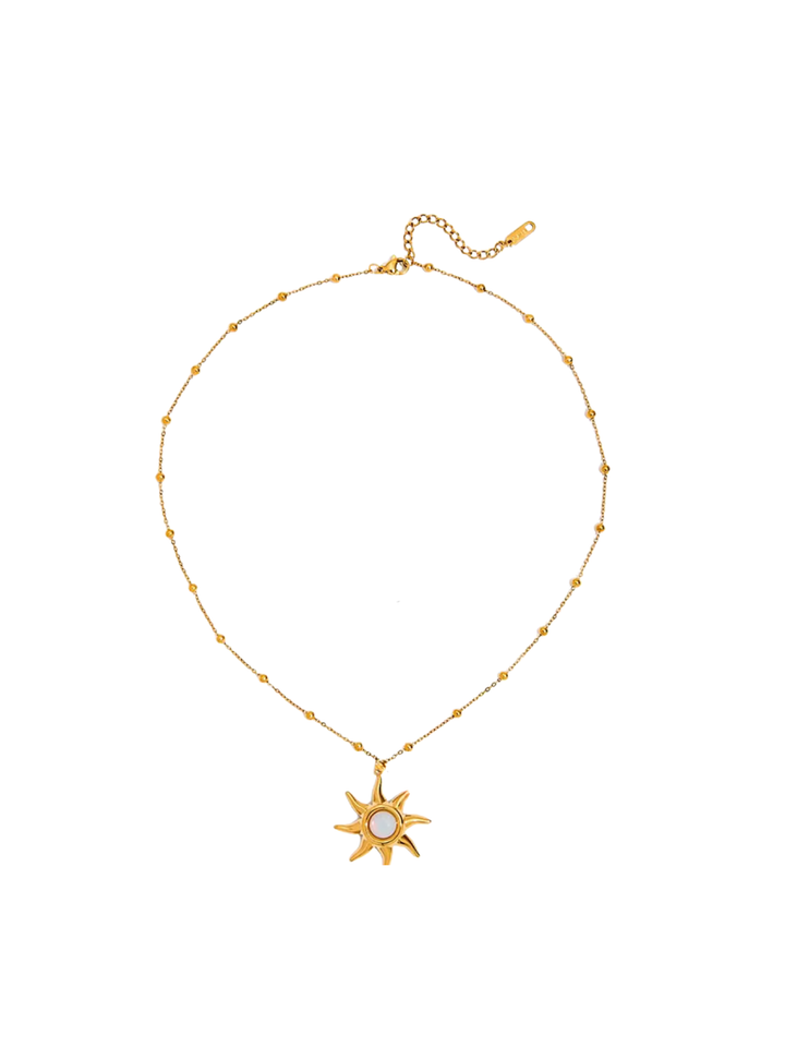 Collar Bolitas Dije Sol