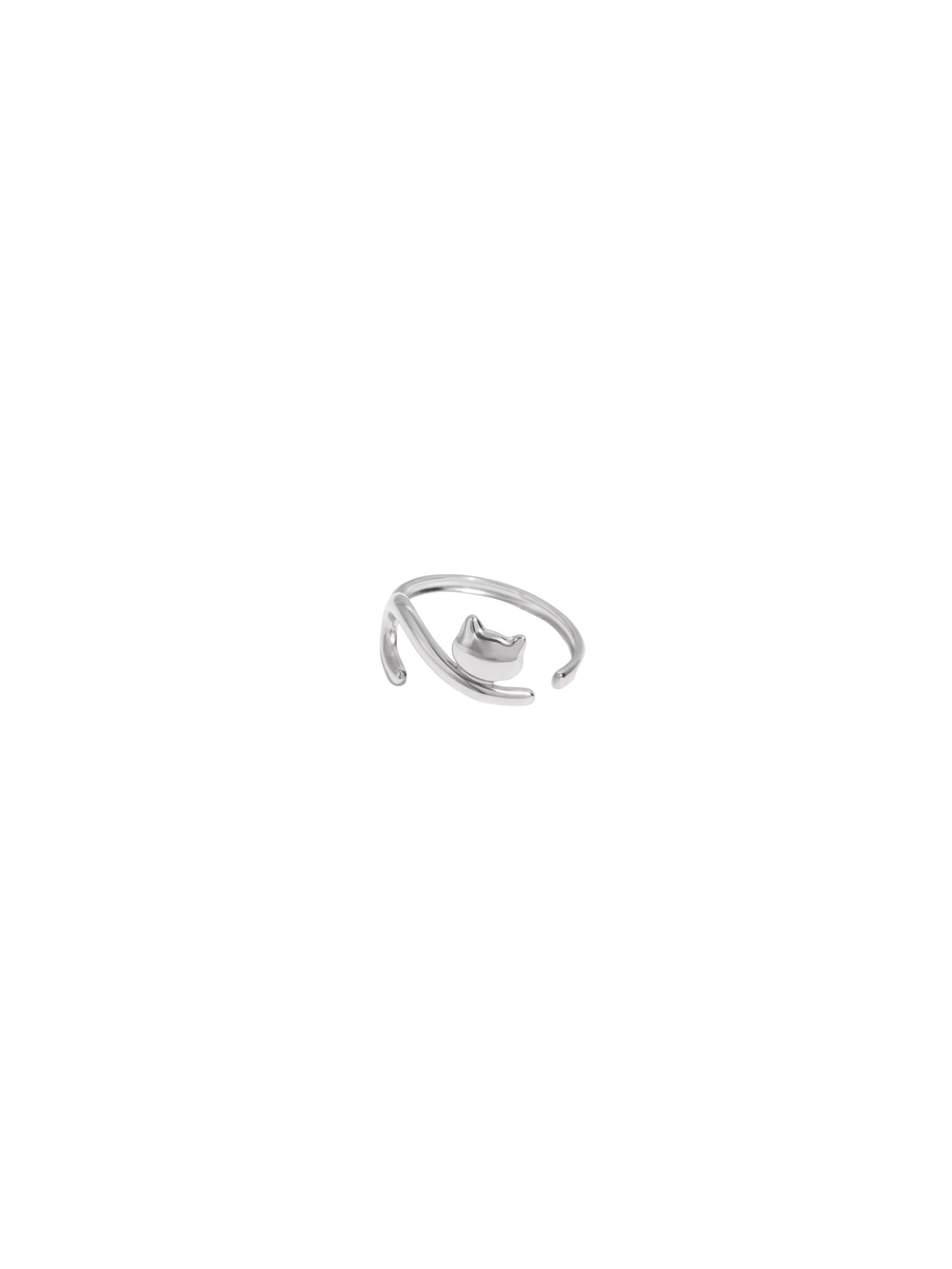 Anillo Silueta Gato