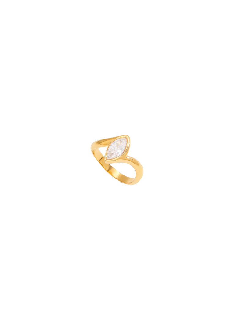 Anillo Petalo Zirconia