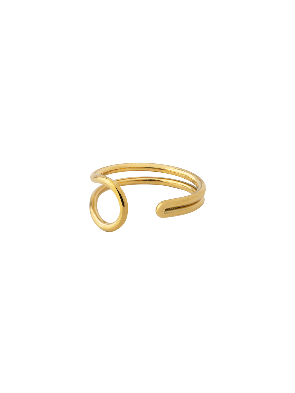 Anillo Doble Curva Abierto