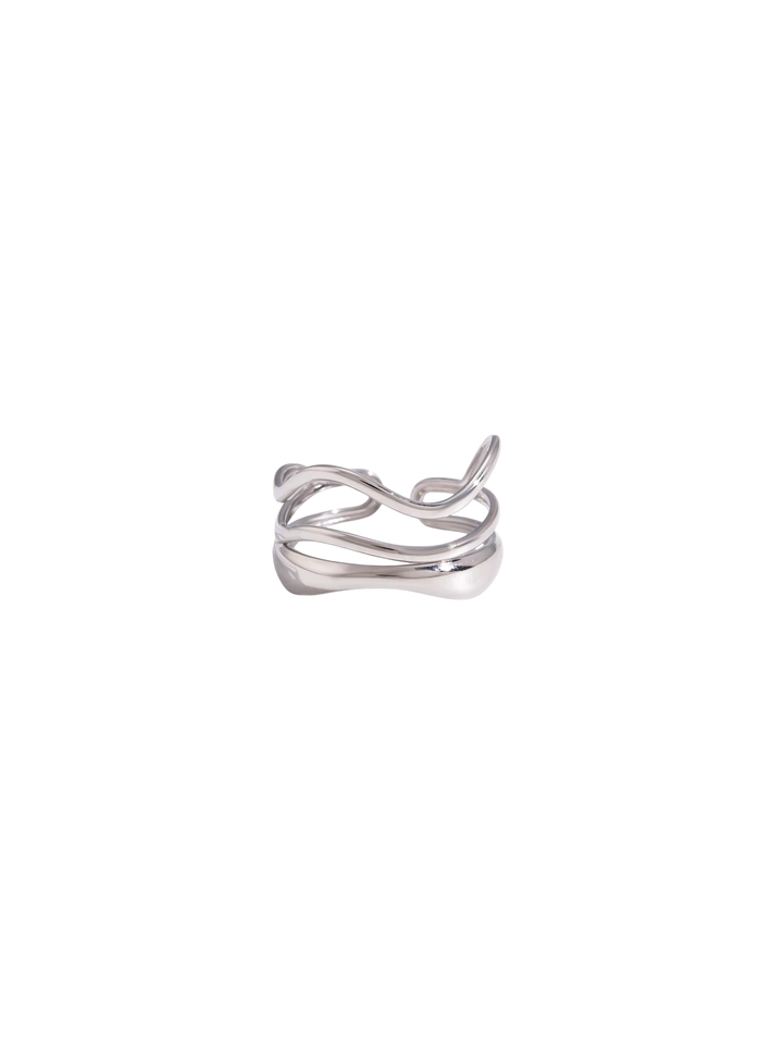 Anillo Lineas Onduladas