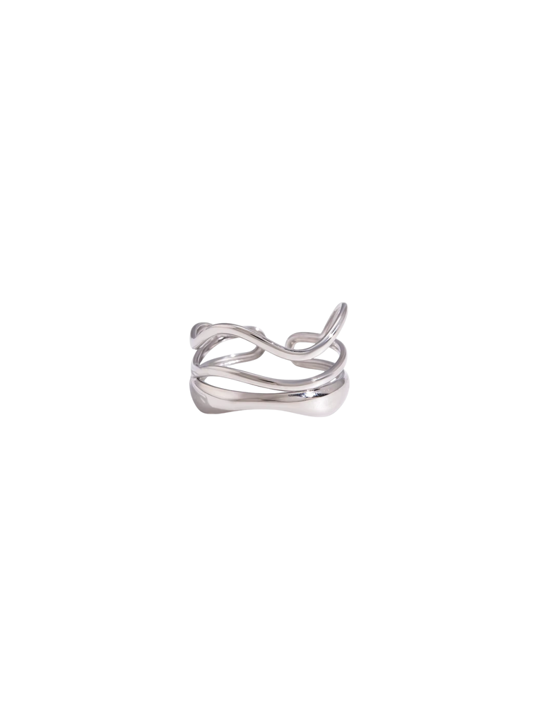 Anillo Lineas Onduladas