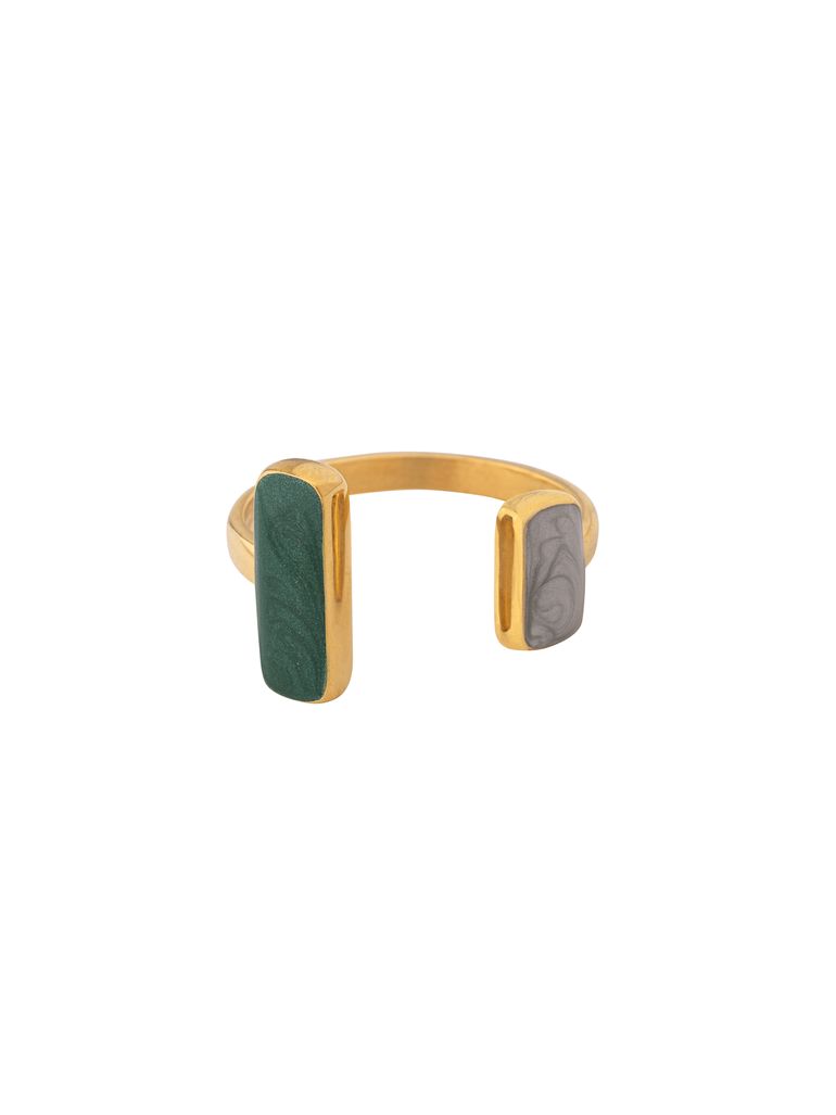 Anillo Ajustable Doble Linea