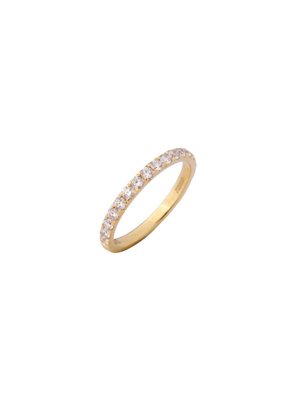 Anillo Media Churumbela Oro 14k 0.54 Ct Diamante Lab Grown