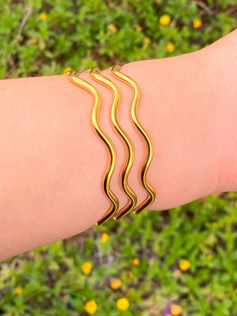 Brazalete Triple Ondulado