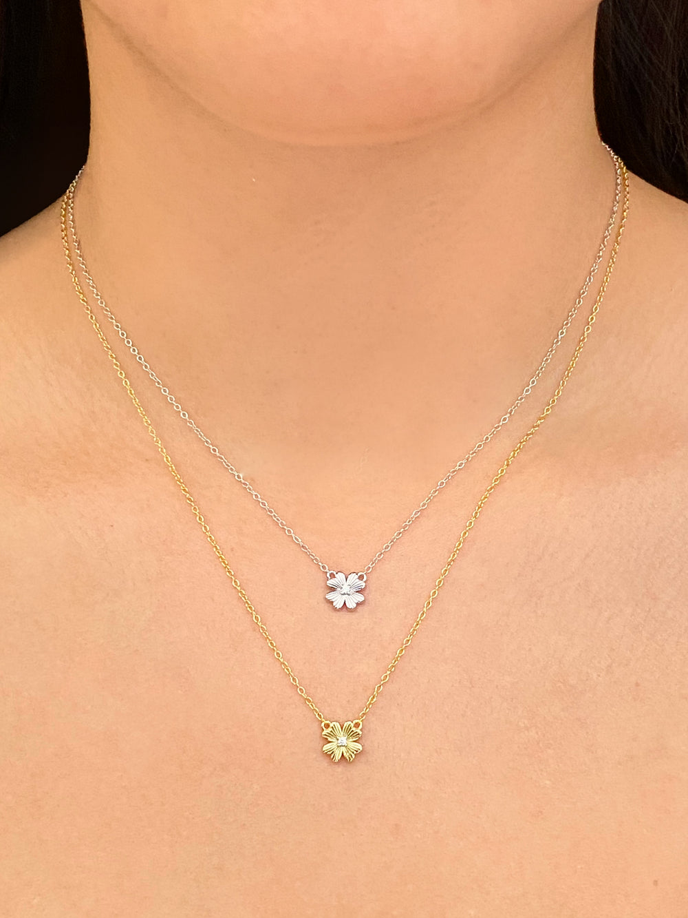 Collar Dije Trebol Cuatro Hojas