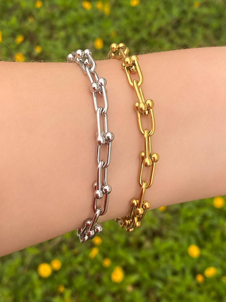 Pulsera Eslabon Forma U