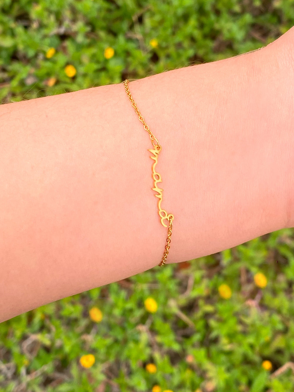 Pulsera Mama Cursiva