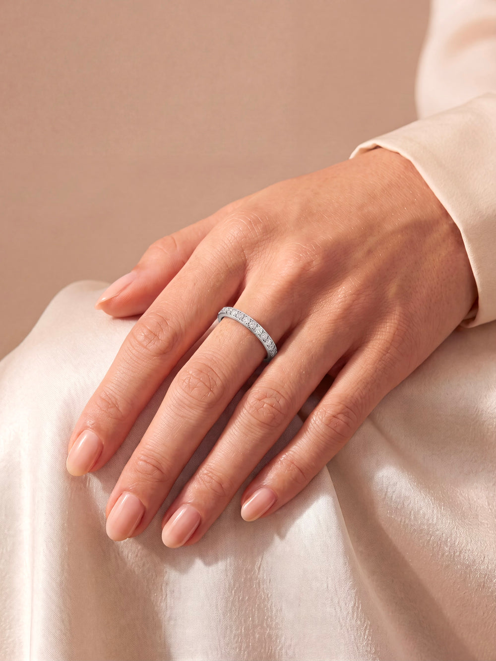 Anillo Churumbela Zirconias 3 mm