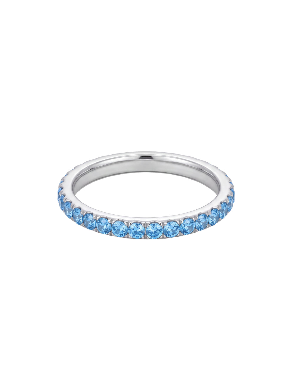Anillo Churumbela Zirconias Plateada