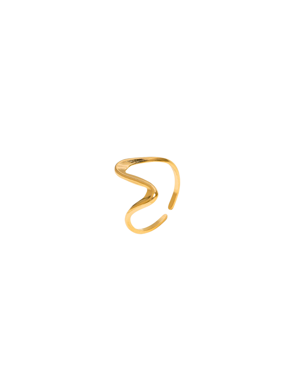 Anillo Doble Onda Abierto