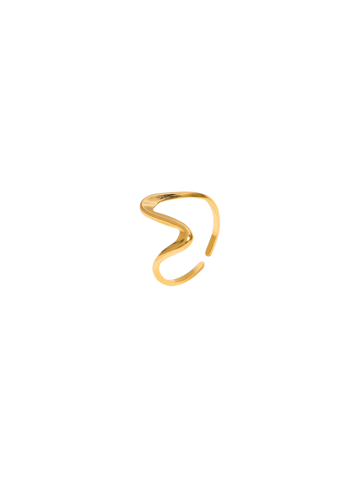 Anillo Doble Onda Abierto