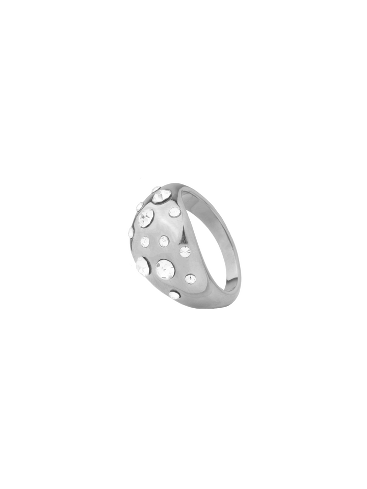 Anillo Grueso Con Zirconias