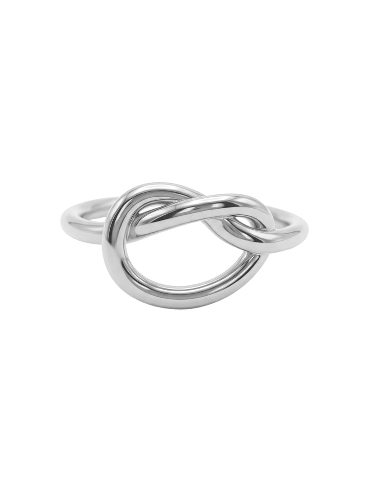 Anillo Con Corazon Nudo