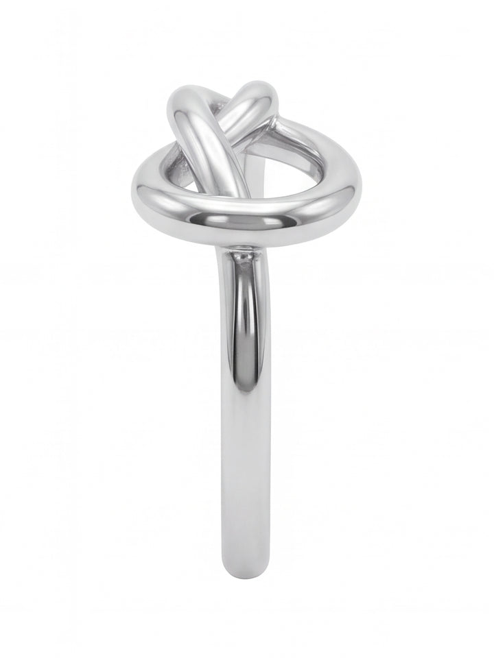 Anillo Con Corazon Nudo
