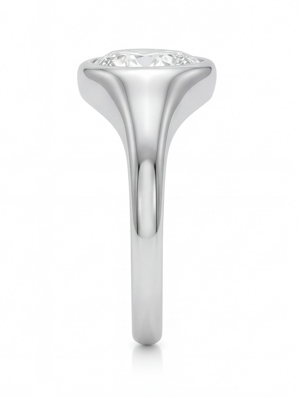 Anillo Grueso Zirconia Pera