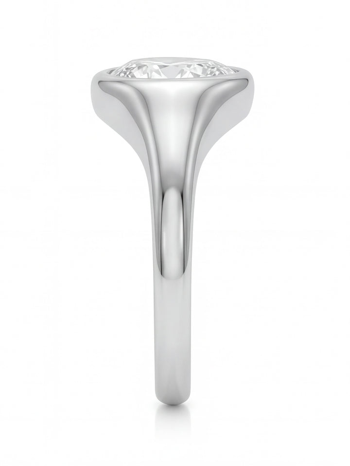 Anillo Grueso Zirconia Pera