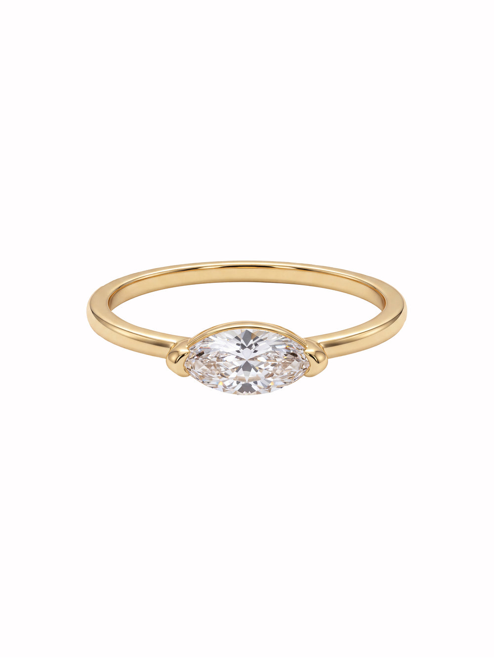 Set Anillos Con Zirconia Marquesa Y Forma V