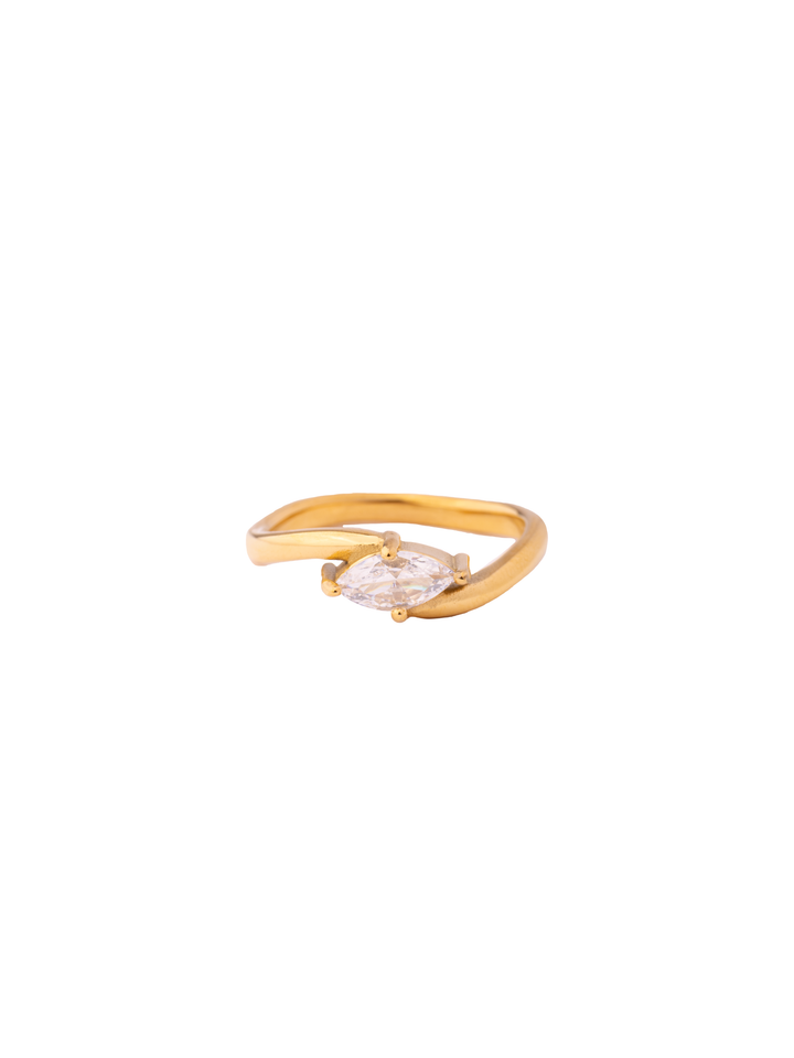 Anillo Con Zirconia Marquesa