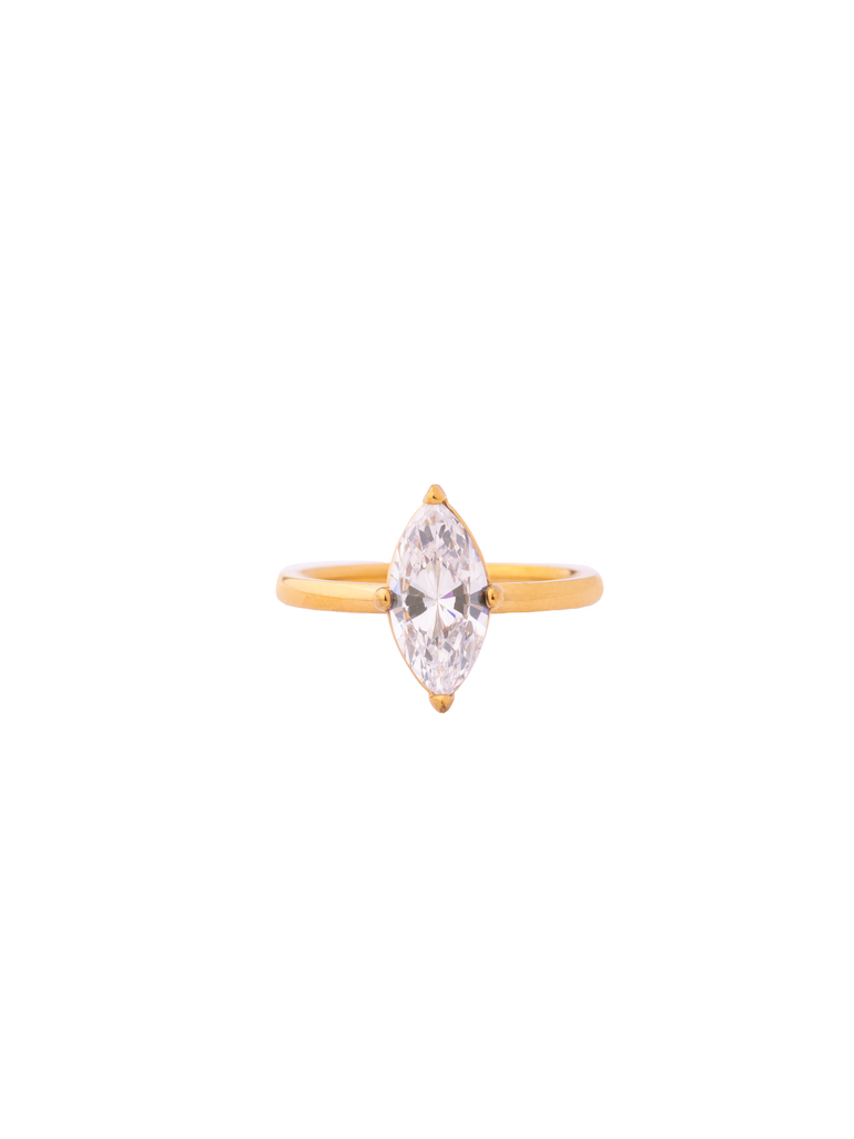 Anillo Zirconia Marquesa Central