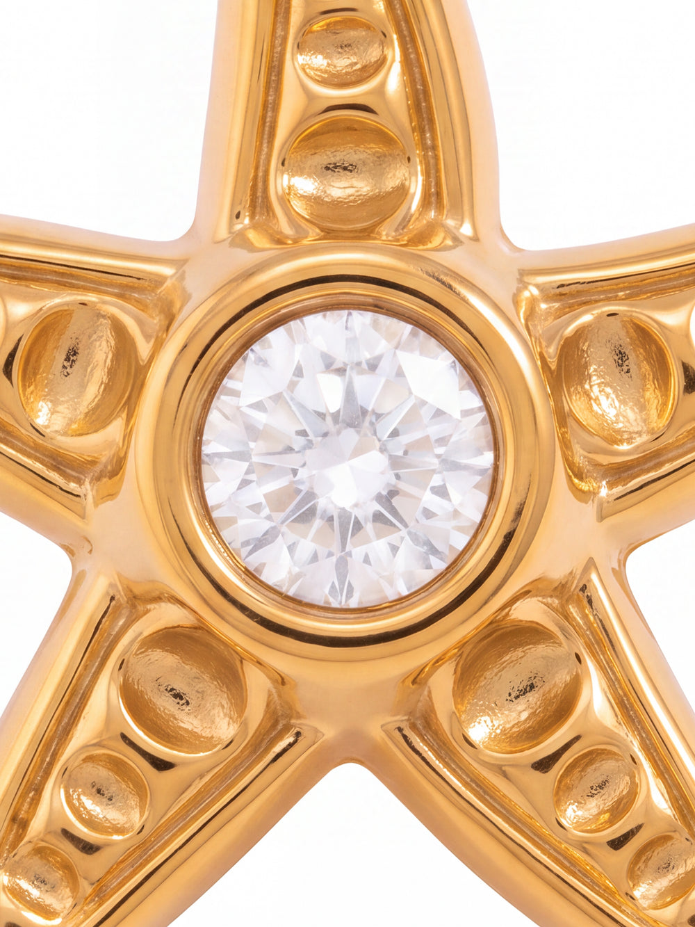 Anillo Estrella De Mar Con Zirconia