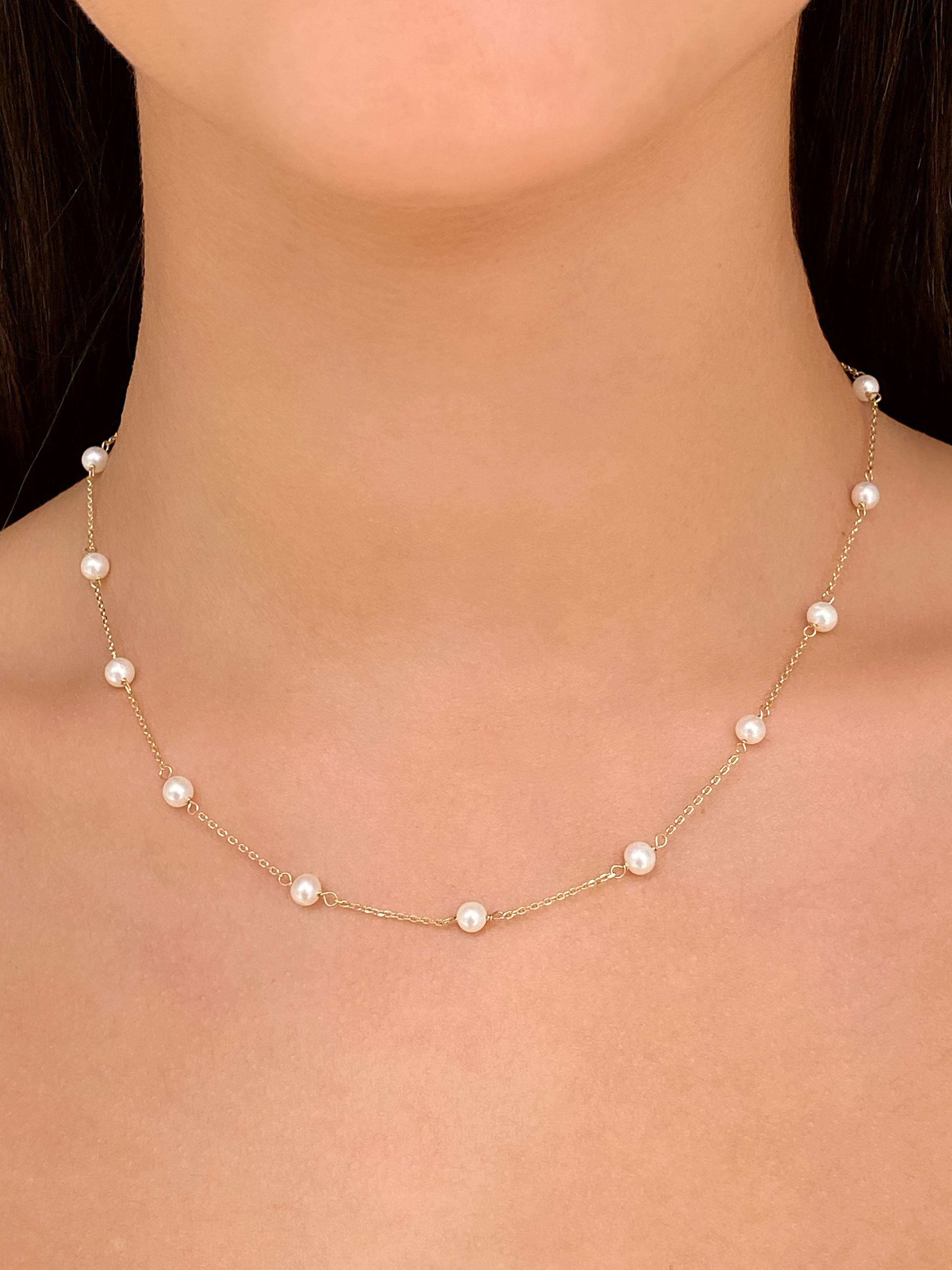 Collar de Perlas – Lila Celeste