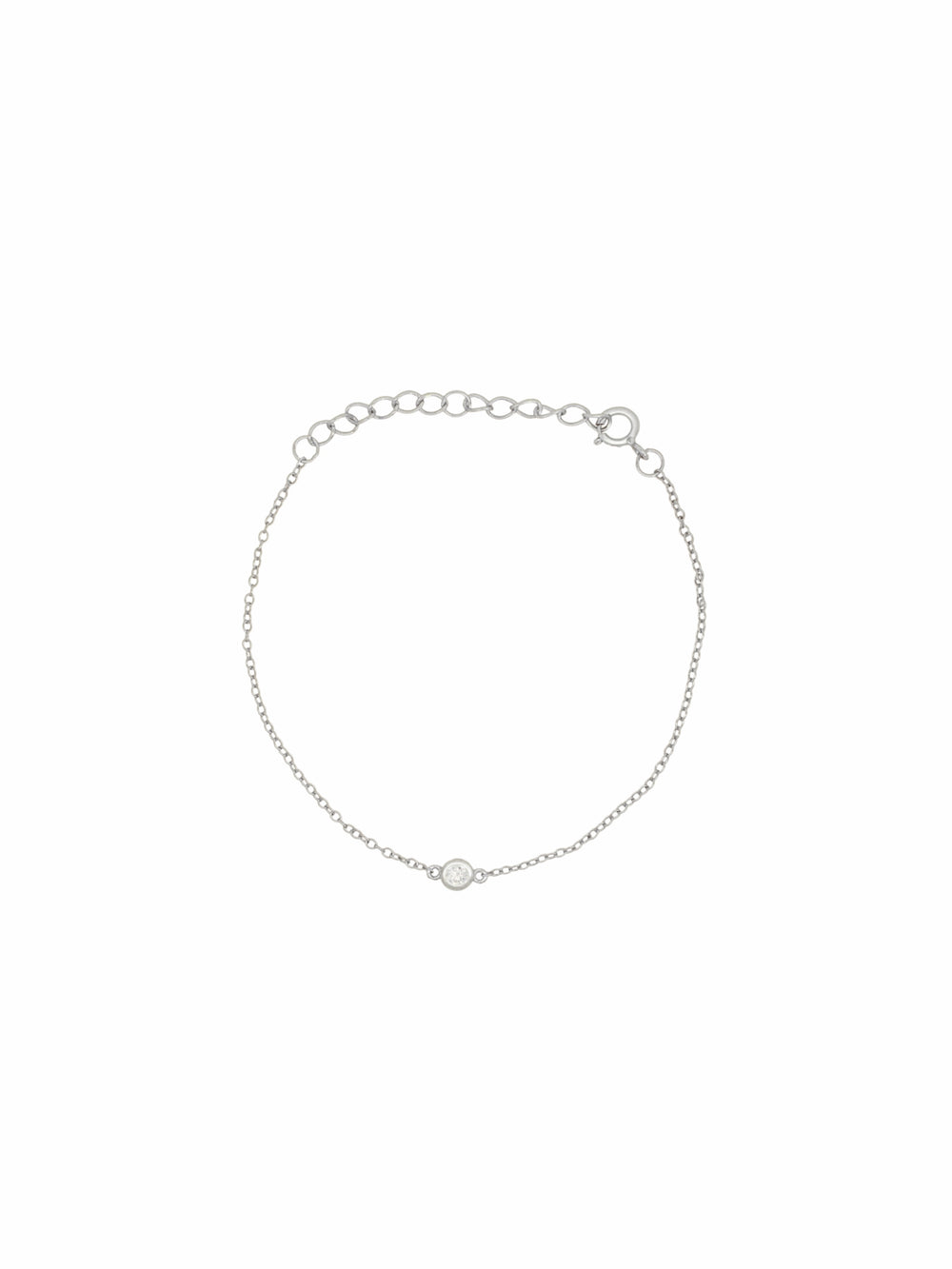 Pulsera Con Mini Zirconia 4 mm