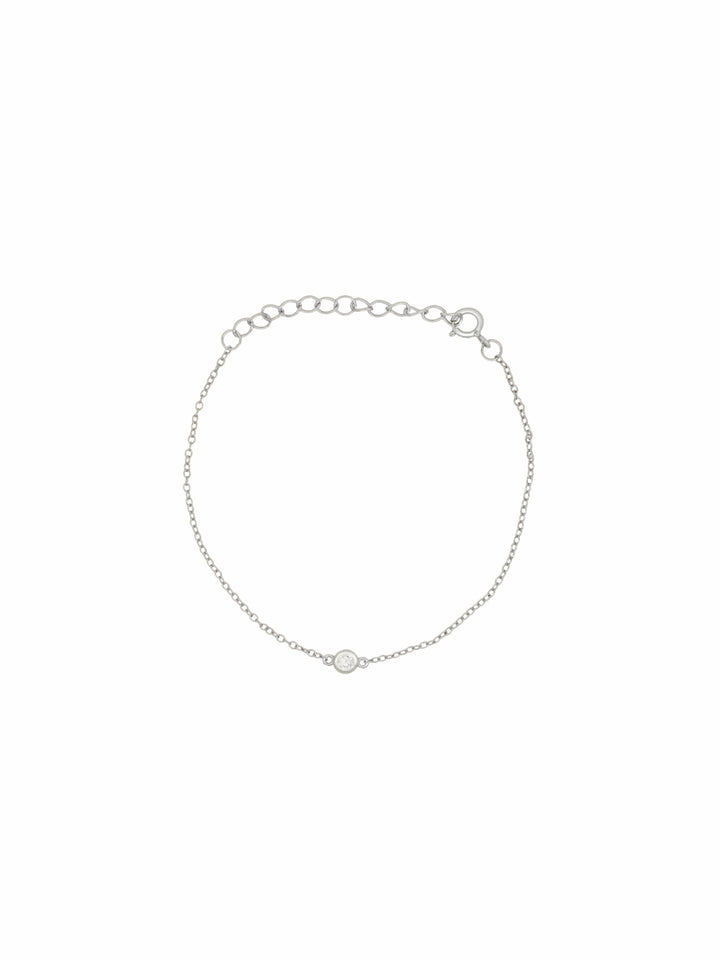 Pulsera Con Mini Zirconia 4 mm
