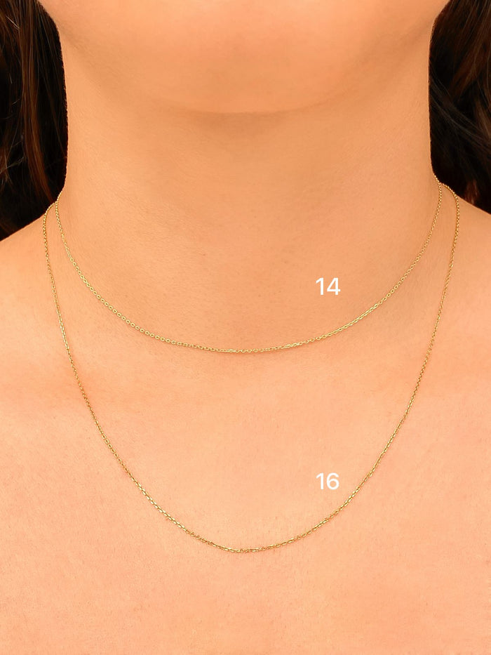 Cadena Delgada Oro 14k