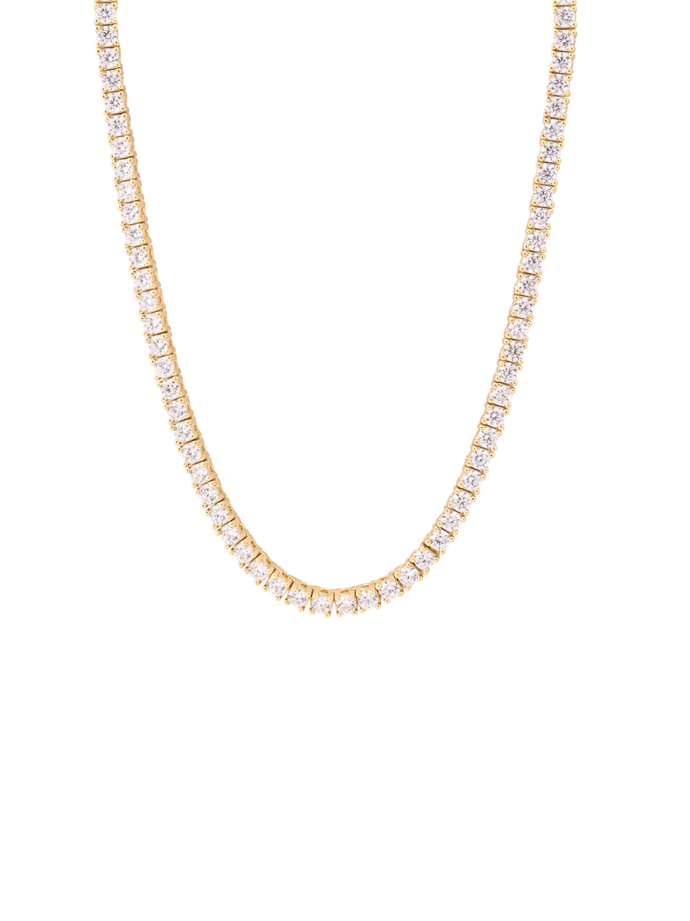 Choker Tennis Con Zirconias 3 mm