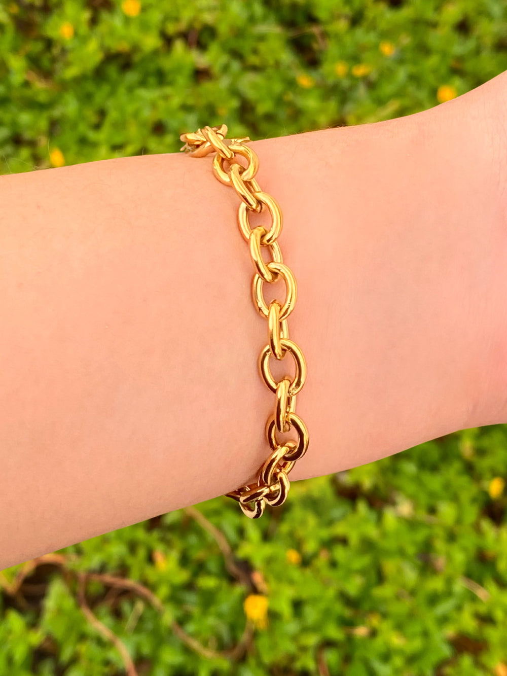 Pulsera Eslabones Ovalados 8 mm