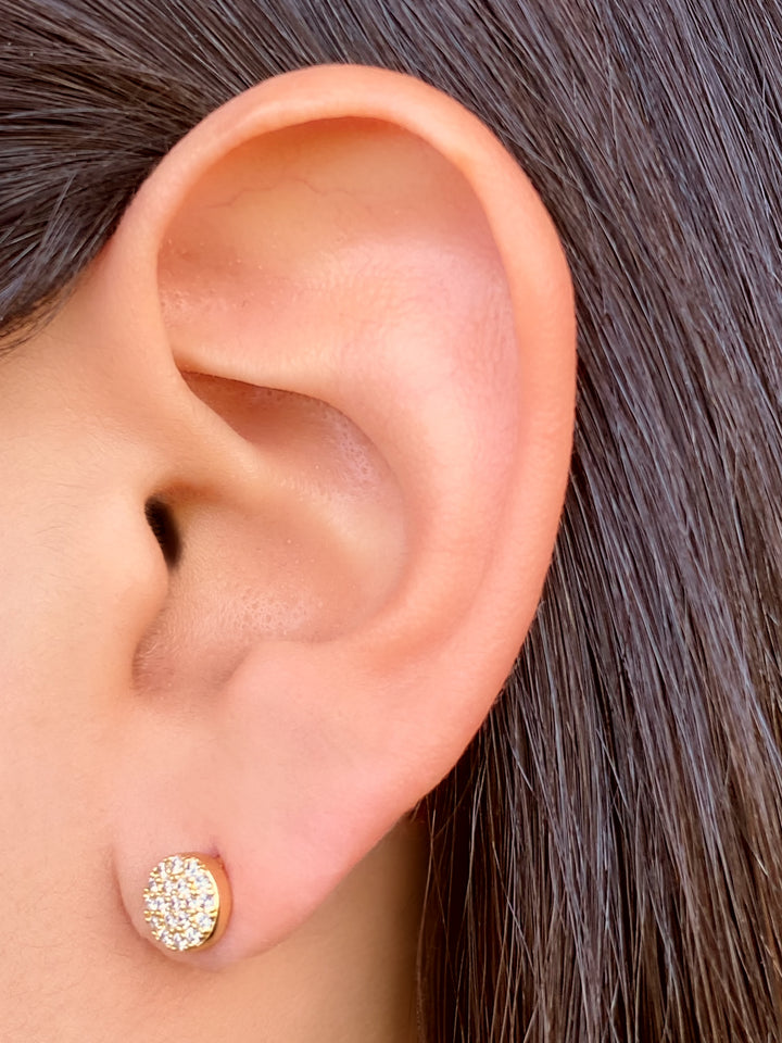 Par Arete Mini Circulo Zirconias