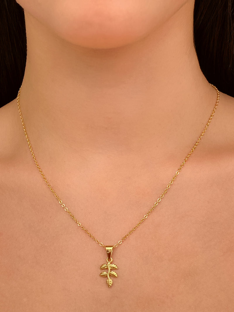 Collar Con Dije Hoja