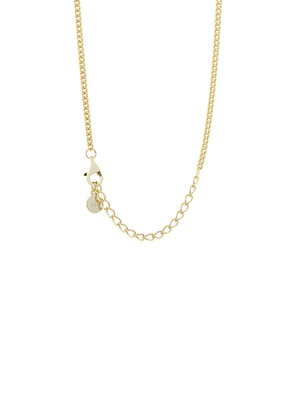 Collar Cadena Cubana Dije Ojo de Zirconias