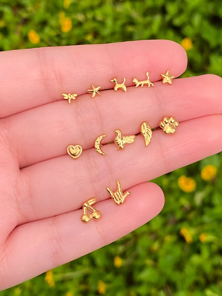 Aretes Primera Perforacion Titanio