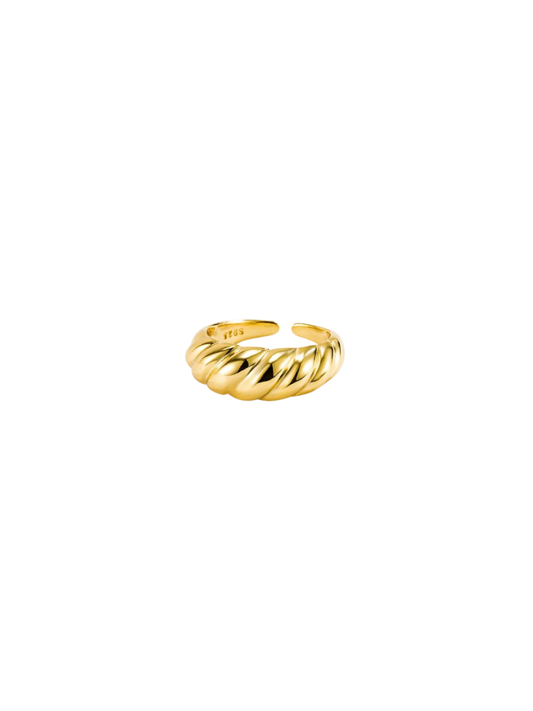 Anillo Chunky Trenzado Abierto