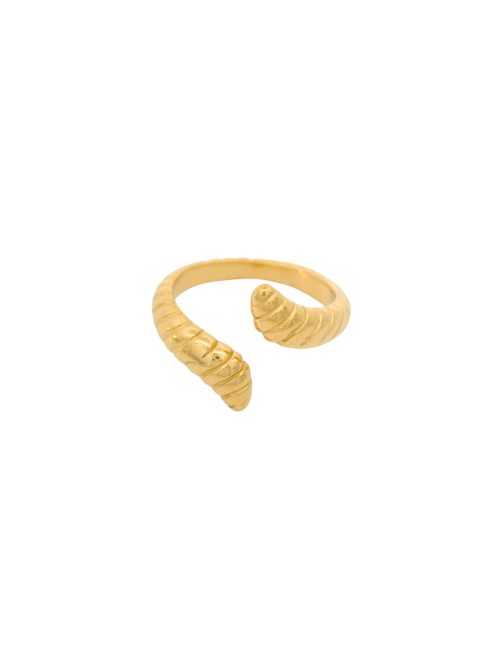 Anillo Abierto Con Lineas