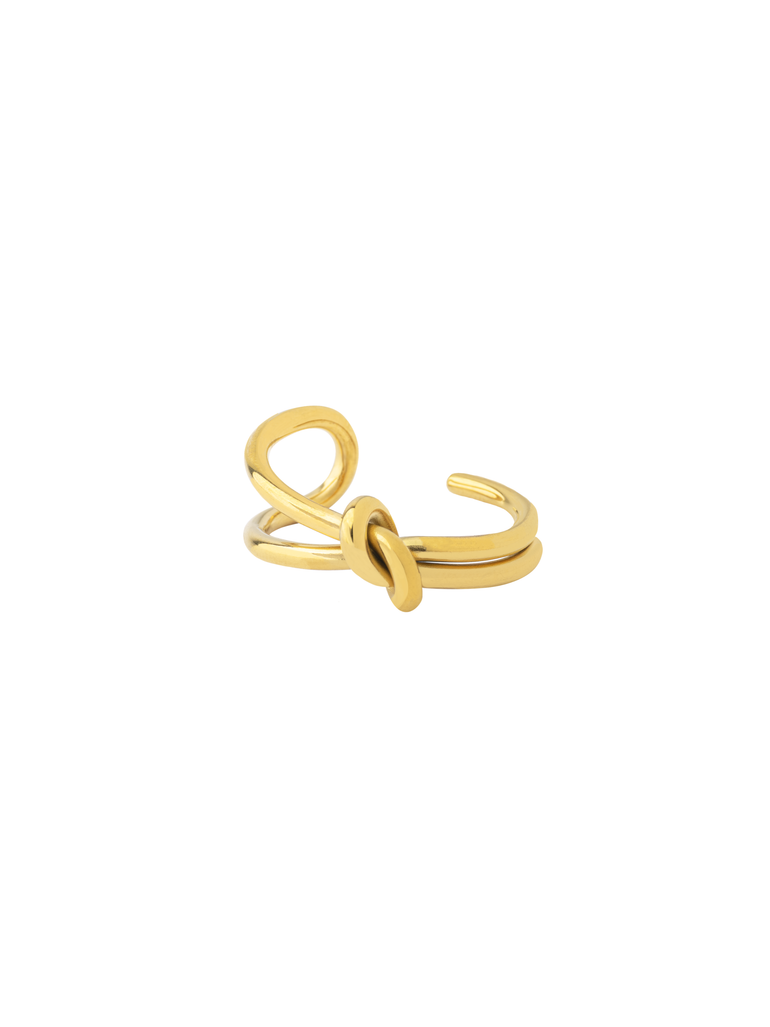 Anillo Abierto Con Nudo