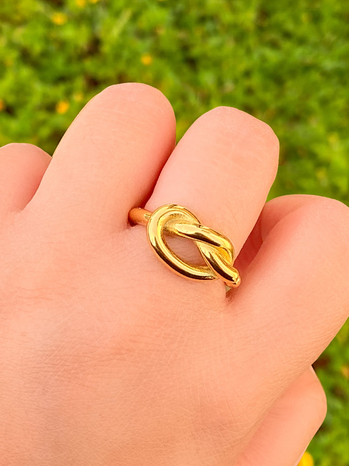 Anillo Abierto Con Nudo