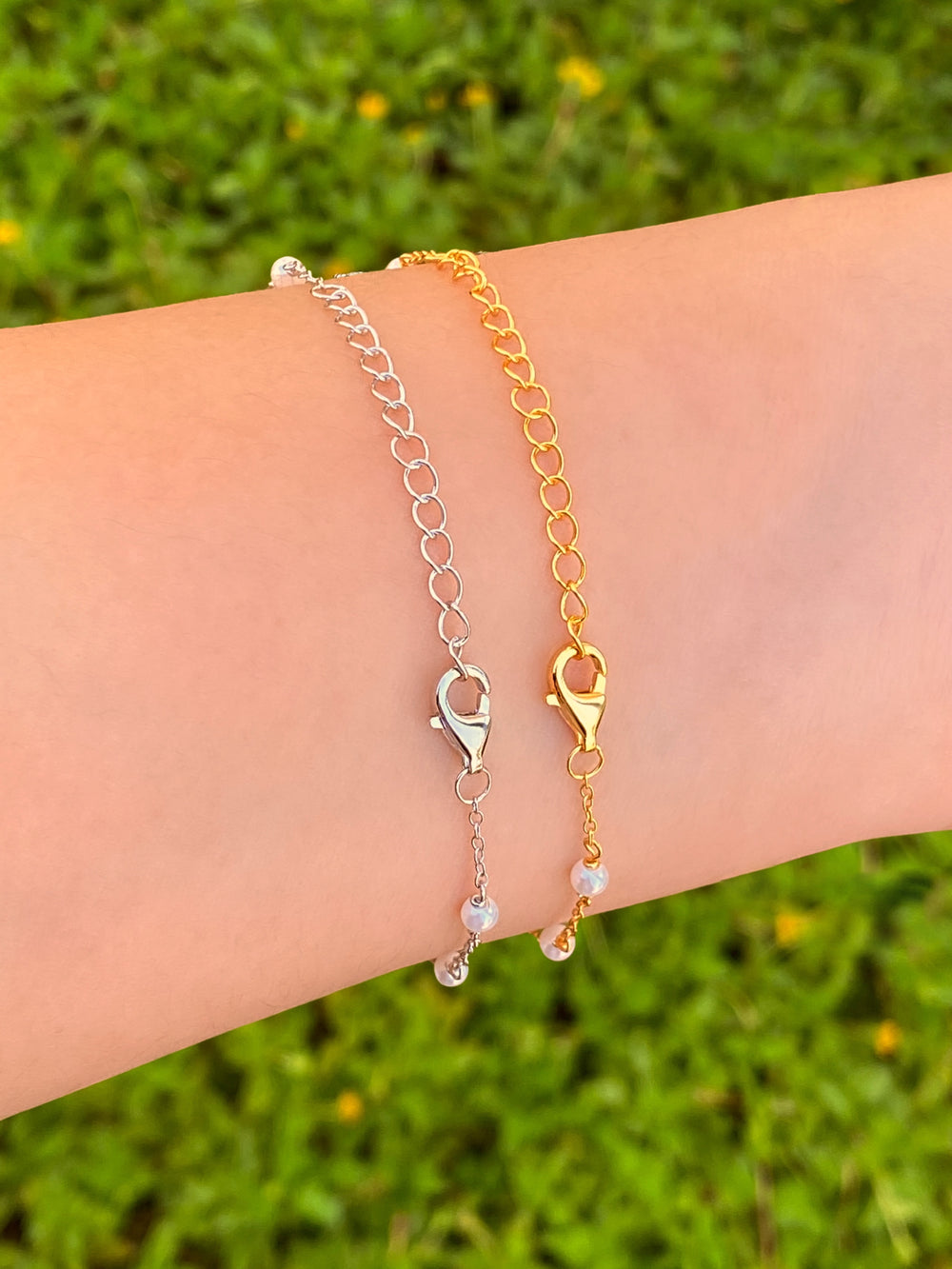 Pulsera Con Perlitas