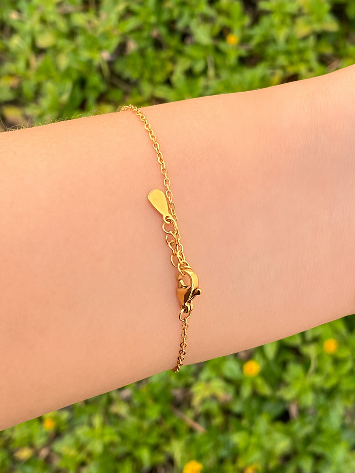 Pulsera Con Cruz Zirconias