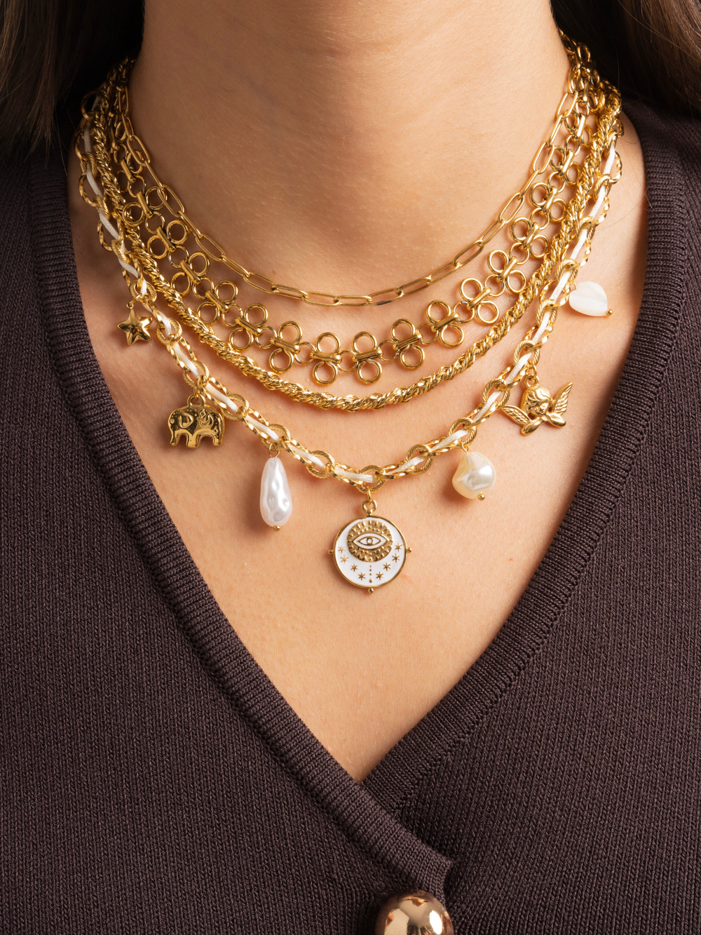 Collar Eslabon Tipo Clip