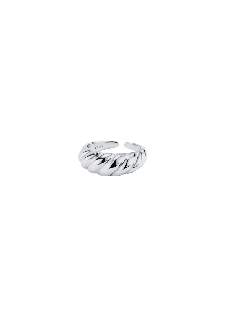Anillo Chunky Trenzado Abierto