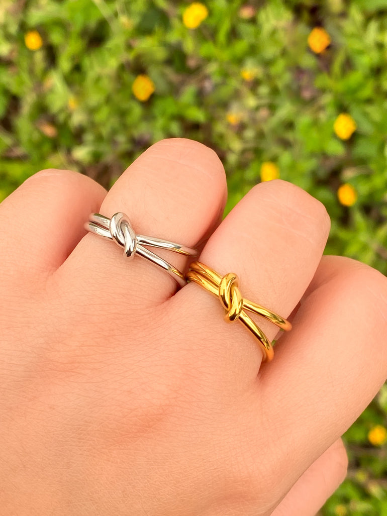 Anillo Abierto Con Nudo