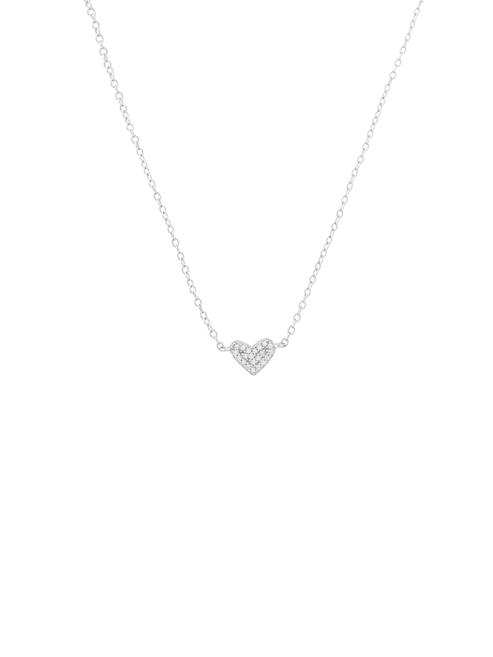 Collar Con Corazon Zirconias
