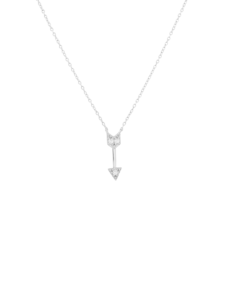 Collar Dije Flecha Zirconia