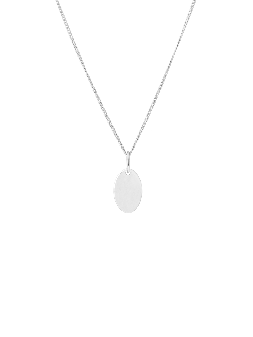 Collar Dije Ovalo Liso