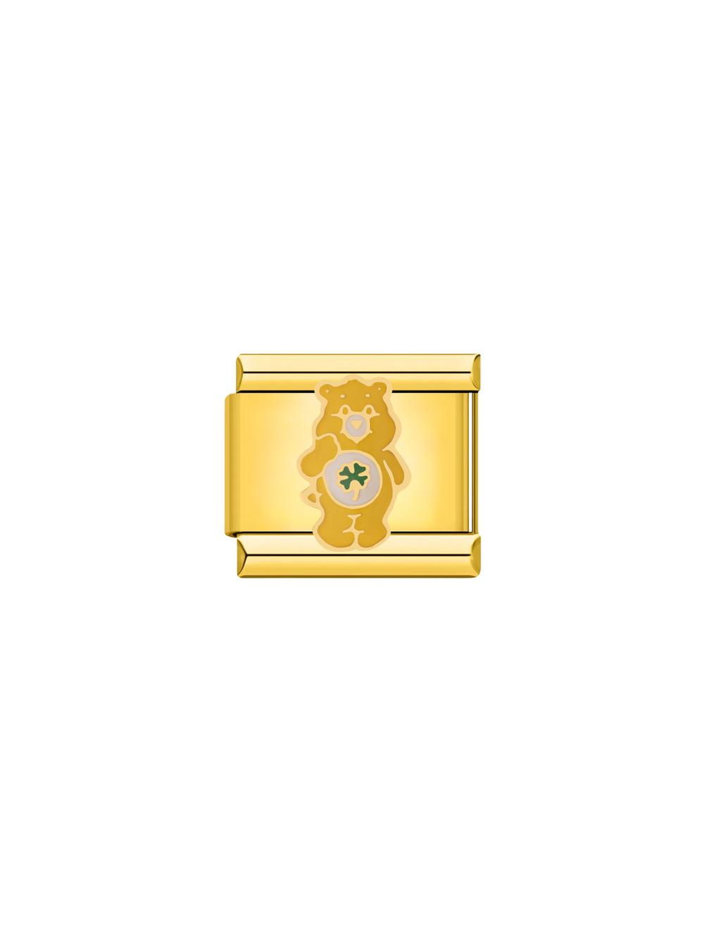 Charm Dorado Osito Cariñosito Amarillo