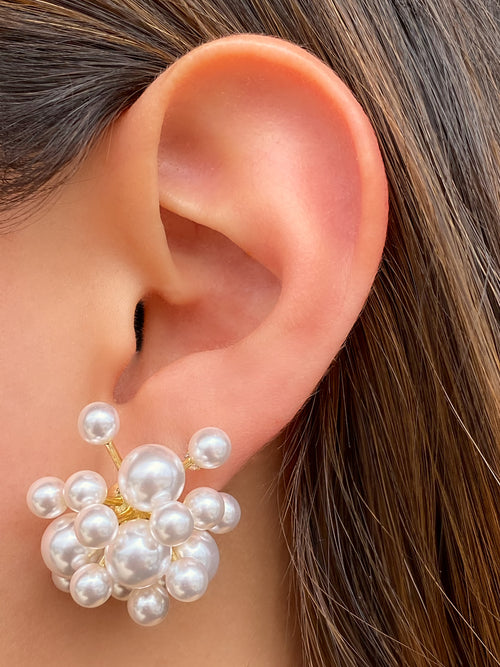 Par Arete Con Perlas